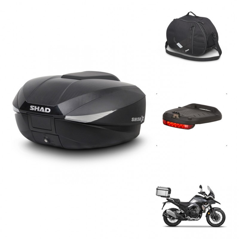 SHAD Baul SH58 + soporte montaje accesorios KIT-443674