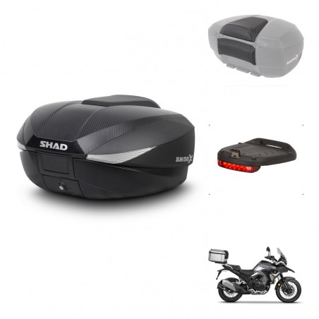 SHAD Baul SH58 + soporte montaje accesorios KIT-443676