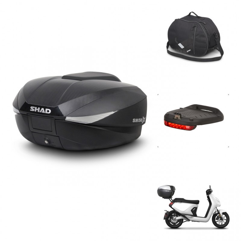 SHAD Baul SH58 + soporte montaje accesorios KIT-443682