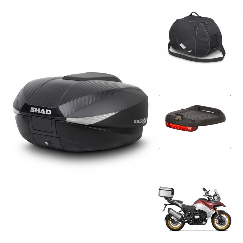SHAD Baul SH58 + soporte montaje accesorios KIT-443690