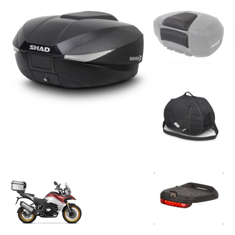 SHAD Baul SH58 + soporte montaje accesorios KIT-443694