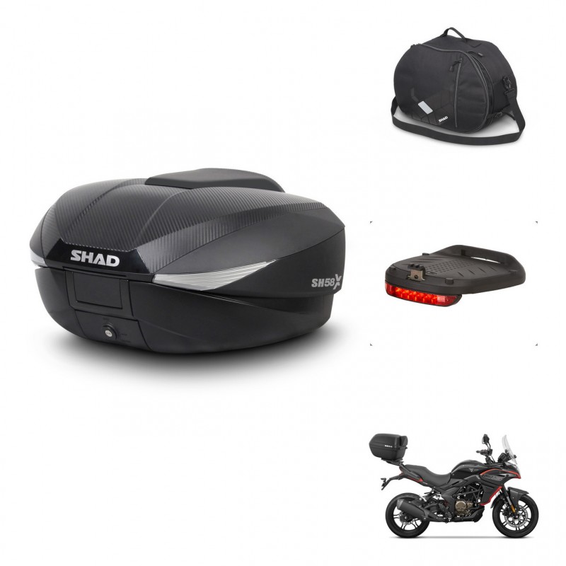 SHAD Baul SH58 + soporte montaje accesorios KIT-443698