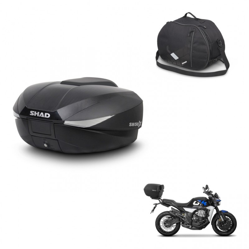 SHAD SH58 trunk + mounting bracket internal bag KIT-443713