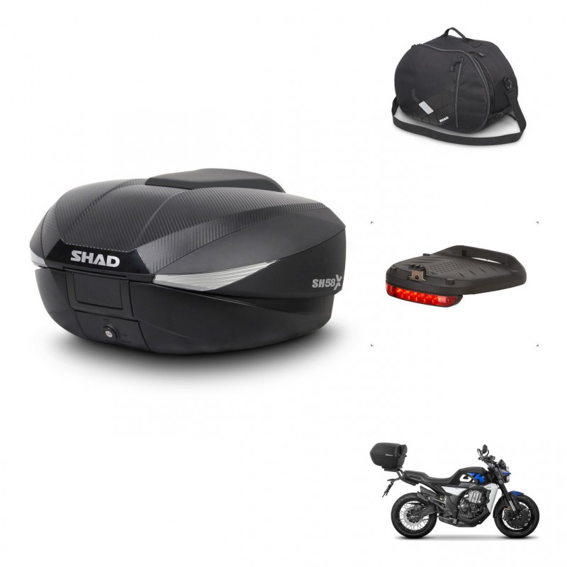 SHAD Baul SH58 + soporte montaje accesorios KIT-443714