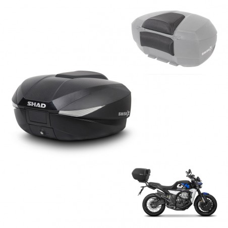 SHAD Trunk SH58 + mounting bracket backrest KIT-443715