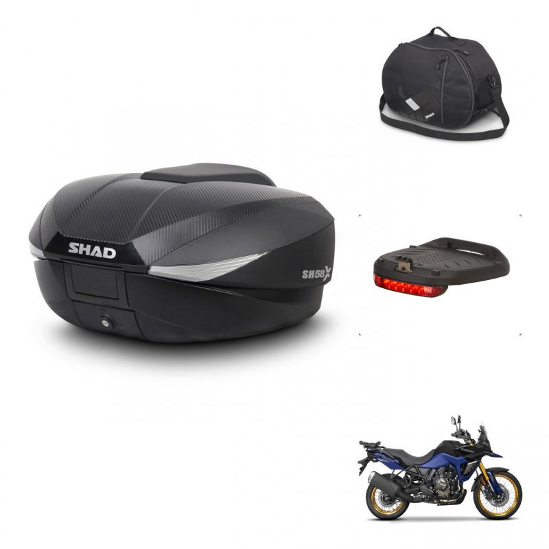 SHAD Baul SH58 + soporte montaje accesorios KIT-443722