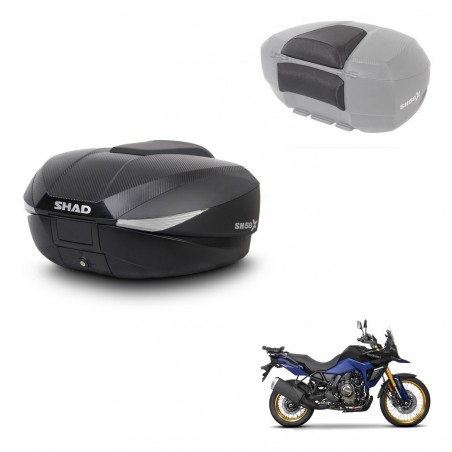 SHAD Trunk SH58 + mounting bracket backrest KIT-443723