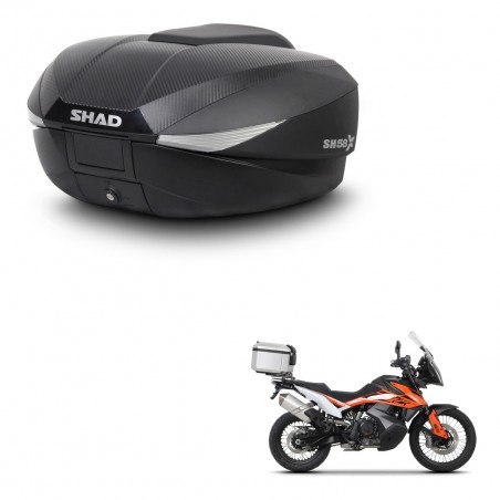 SHAD SH58 trunk + mounting bracket KIT-443727