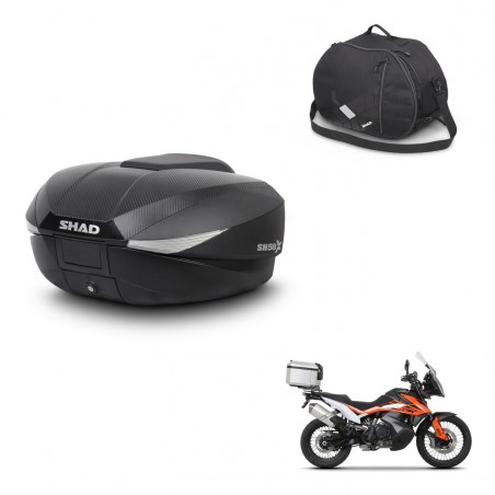 SHAD Baul SH58 + soporte montaje bolsa interna KIT-443729