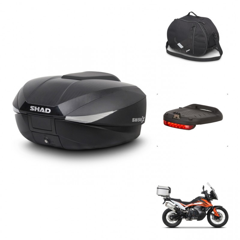 SHAD Baul SH58 + soporte montaje accesorios KIT-443730