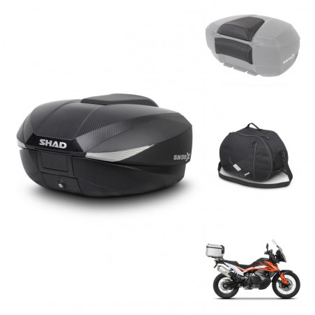 SHAD Baul SH58 + soporte montaje accesorios KIT-443733