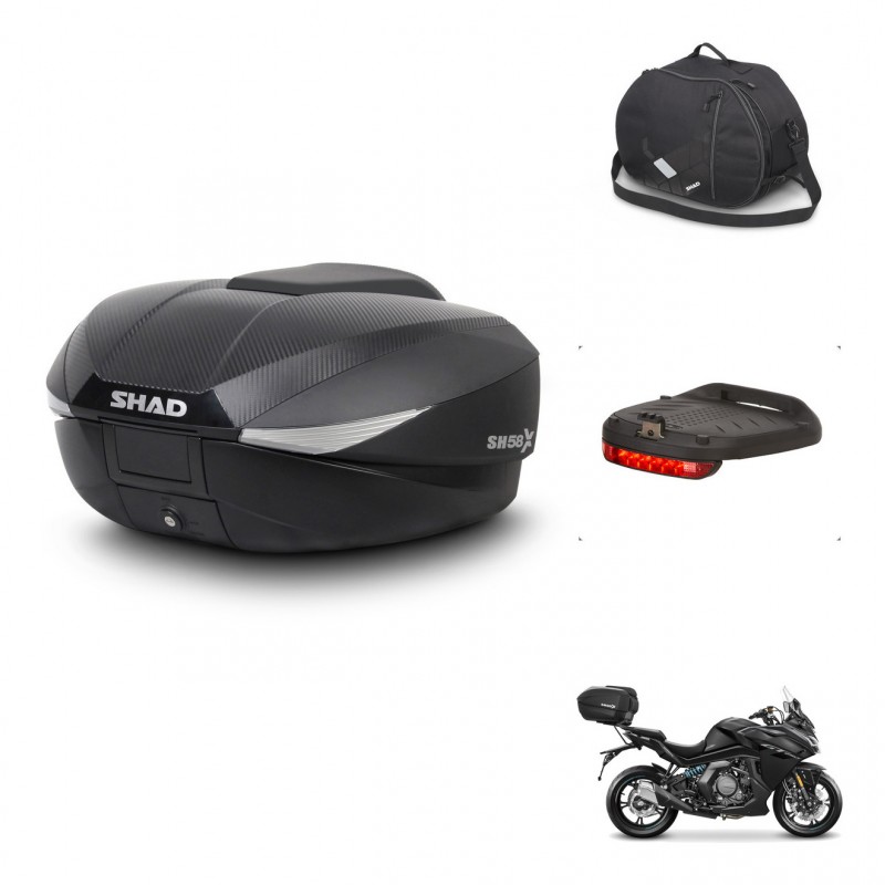SHAD Baul SH58 + soporte montaje accesorios KIT-443746