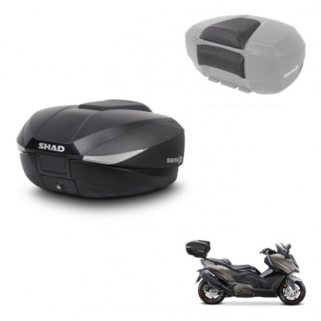 SHAD Baul SH58 + soporte montaje respaldo KIT-443755