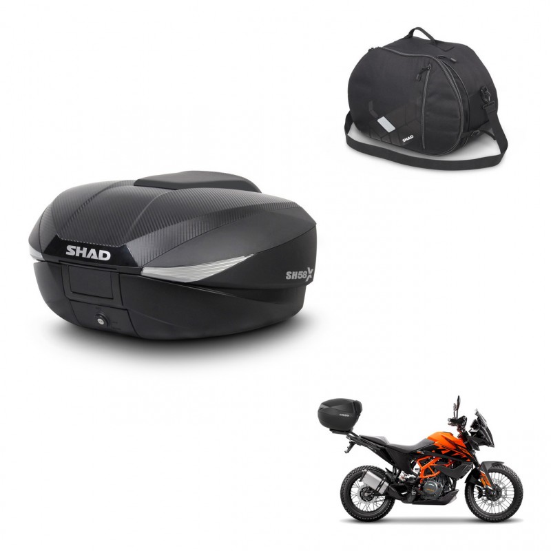 SHAD SH58 trunk + mounting bracket internal bag KIT-443761
