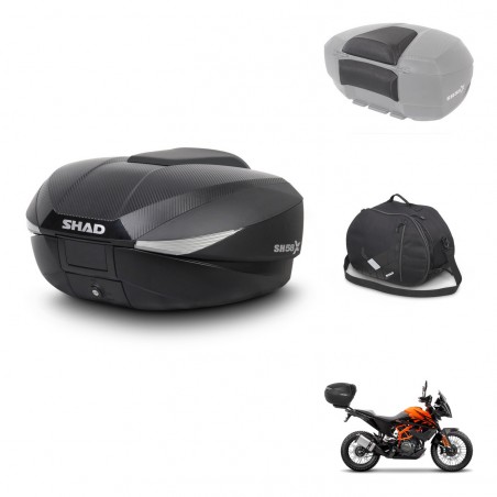 SHAD Baul SH58 + soporte montaje accesorios KIT-443765