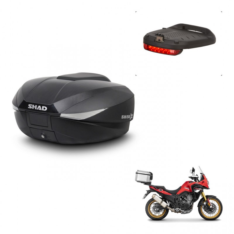 SHAD Baul SH58 + soporte montaje luz de freno KIT-443768