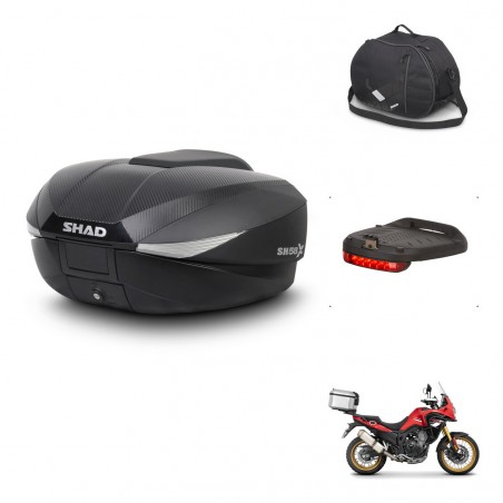 SHAD Baul SH58 + soporte montaje accesorios KIT-443770