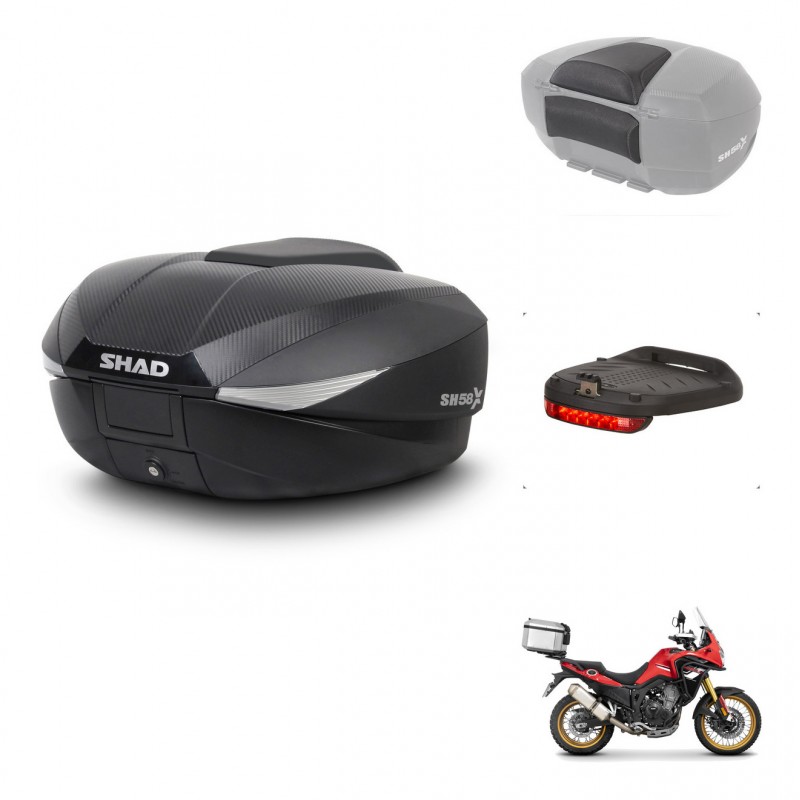 SHAD Baul SH58 + soporte montaje accesorios KIT-443772