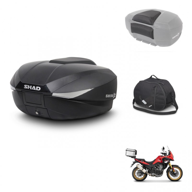 SHAD Baul SH58 + soporte montaje accesorios KIT-443773