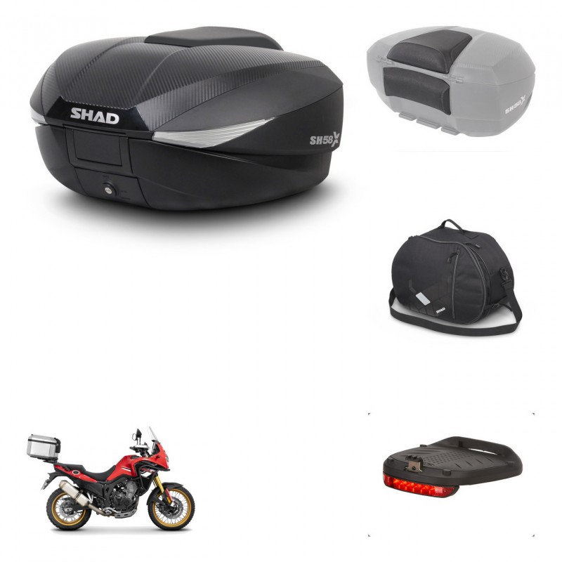SHAD Baul SH58 + soporte montaje accesorios KIT-443774