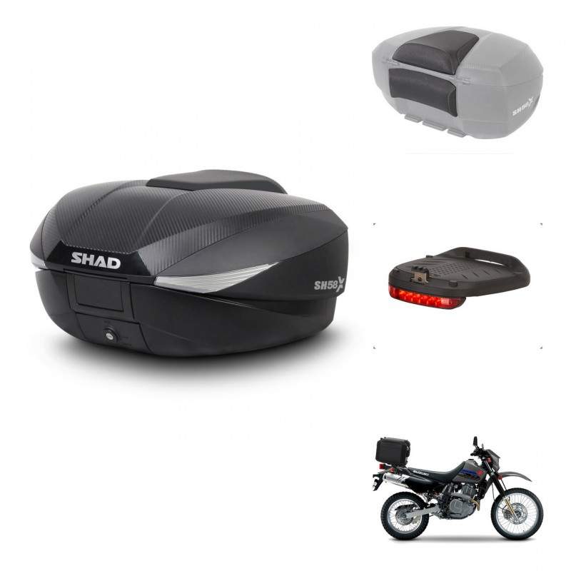 SHAD Baul SH58 + soporte montaje accesorios KIT-443780