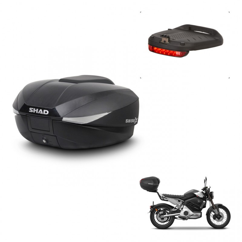 SHAD Baul SH58 + soporte montaje luz de freno KIT-443784