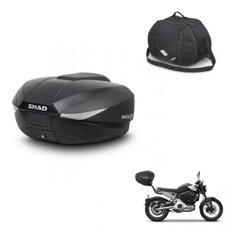 SHAD SH58 trunk + mounting bracket internal bag KIT-443785