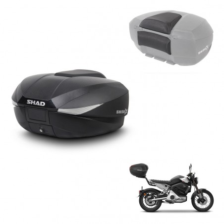 SHAD Trunk SH58 + mounting bracket backrest KIT-443787