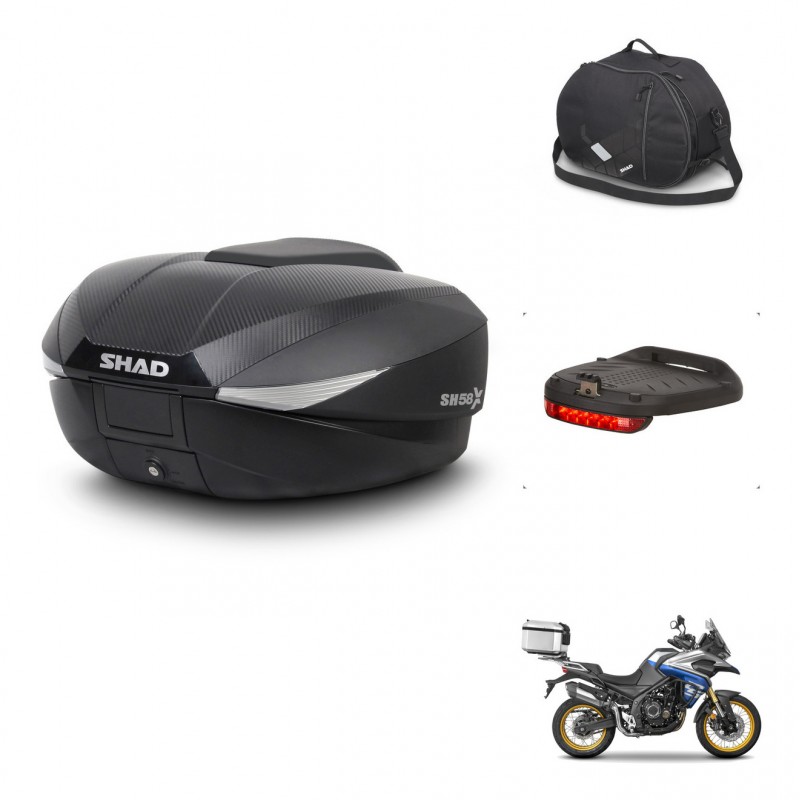 SHAD Baul SH58 + soporte montaje accesorios KIT-443794