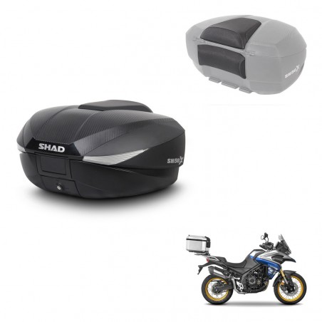 SHAD Baul SH58 + soporte montaje respaldo KIT-443795