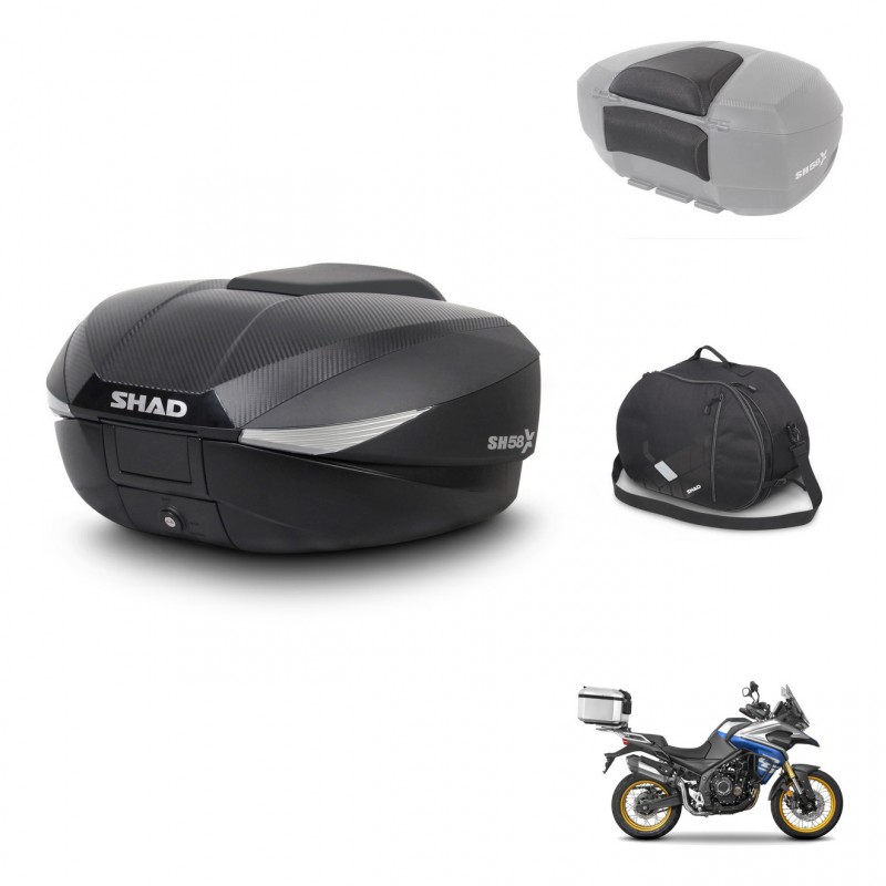 SHAD Baul SH58 + soporte montaje accesorios KIT-443797