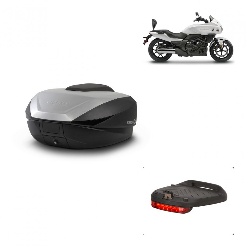 SHAD Trunk SH59 + mounting bracket brake light 59L KIT-443808