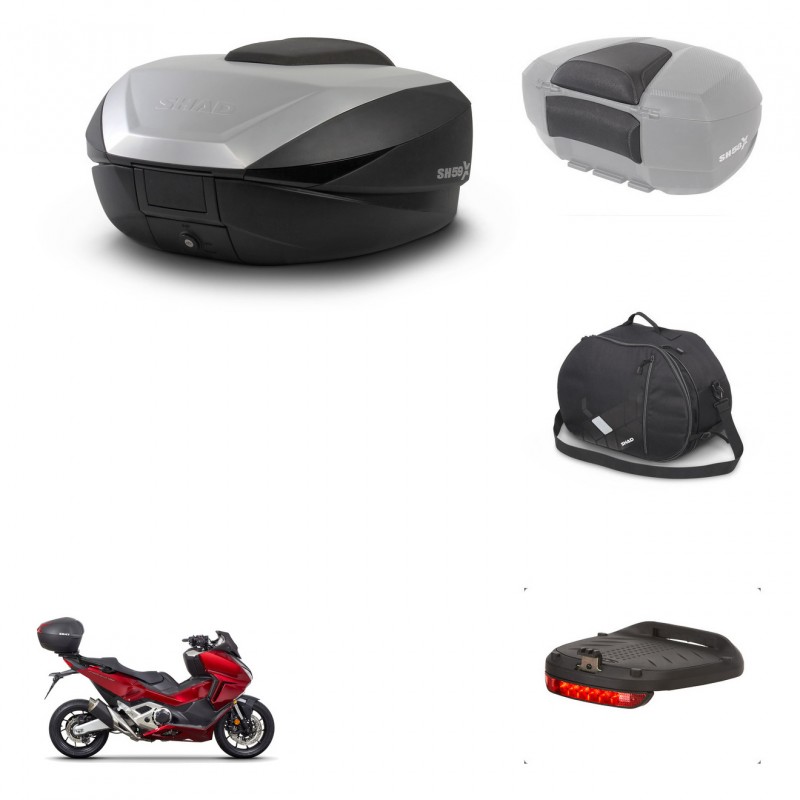 SHAD SH59 trunk + mounting bracket accessories 59L KIT-443822