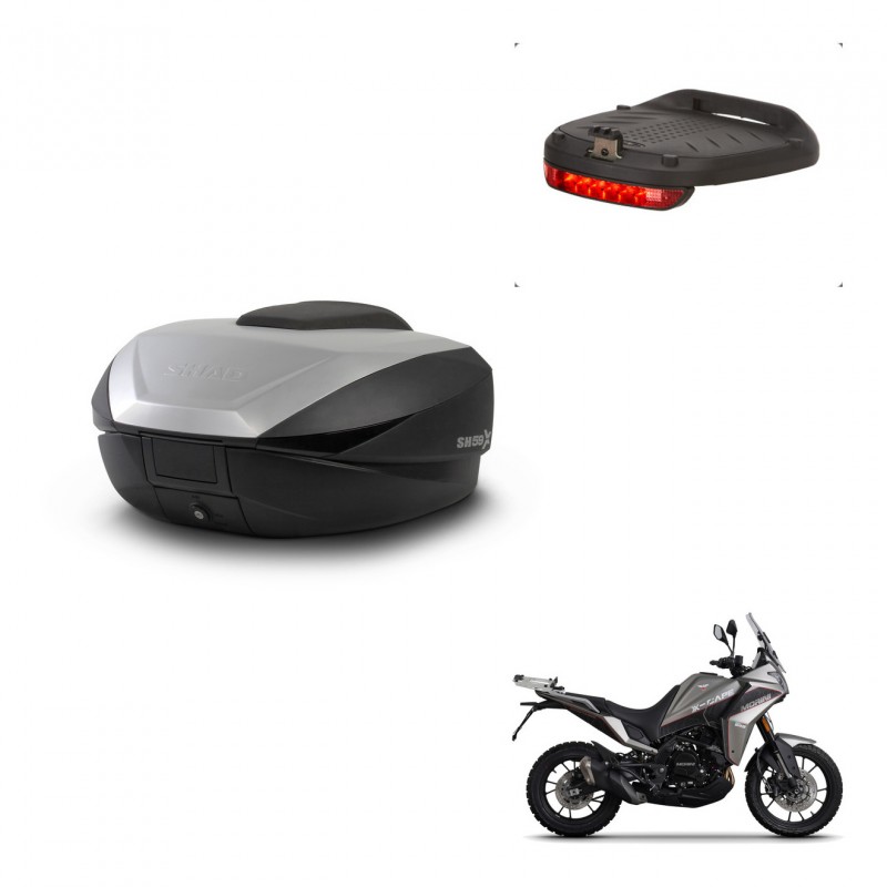 SHAD Trunk SH59 + mounting bracket brake light 59L KIT-443832