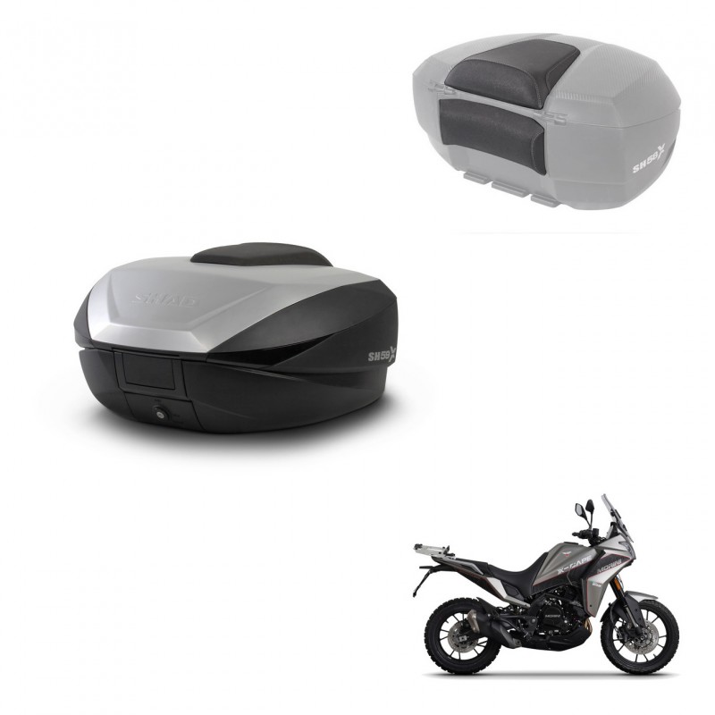 SHAD Baul SH59 + soporte montaje respaldo 59L KIT-443835