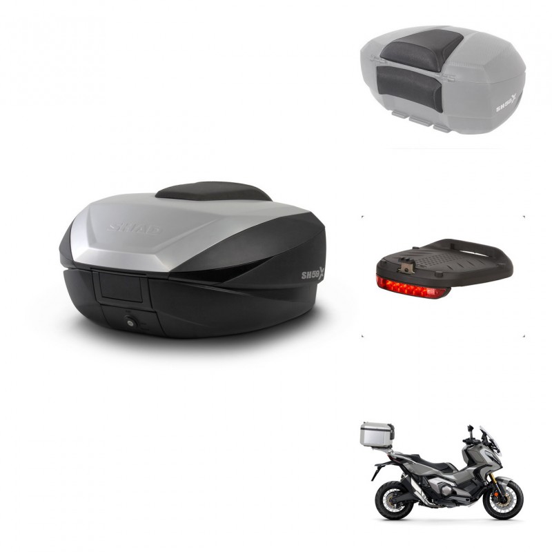 SHAD SH59 trunk + mounting bracket accessories 59L KIT-443844