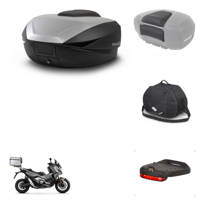 SHAD SH59 trunk + mounting bracket accessories 59L KIT-443846