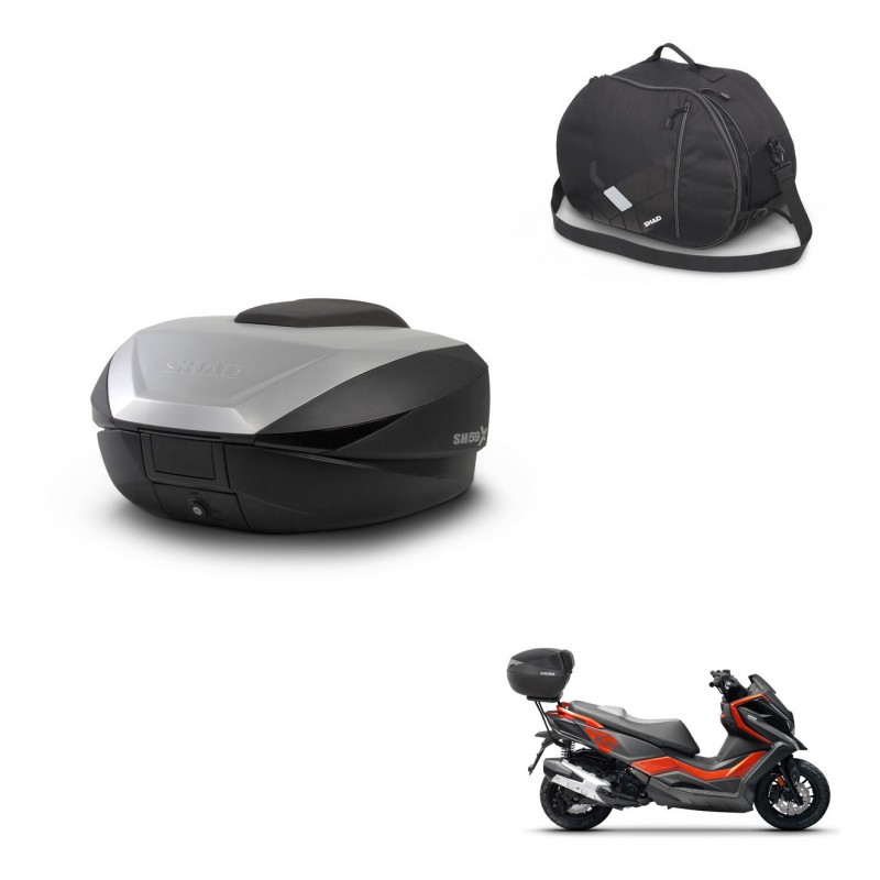 SHAD SH59 trunk + mounting bracket internal bag 59L KIT-443849