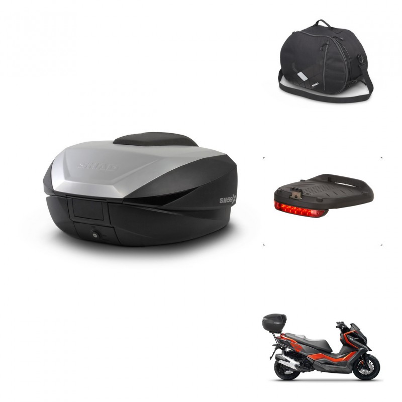 SHAD SH59 trunk + mounting bracket accessories 59L KIT-443850