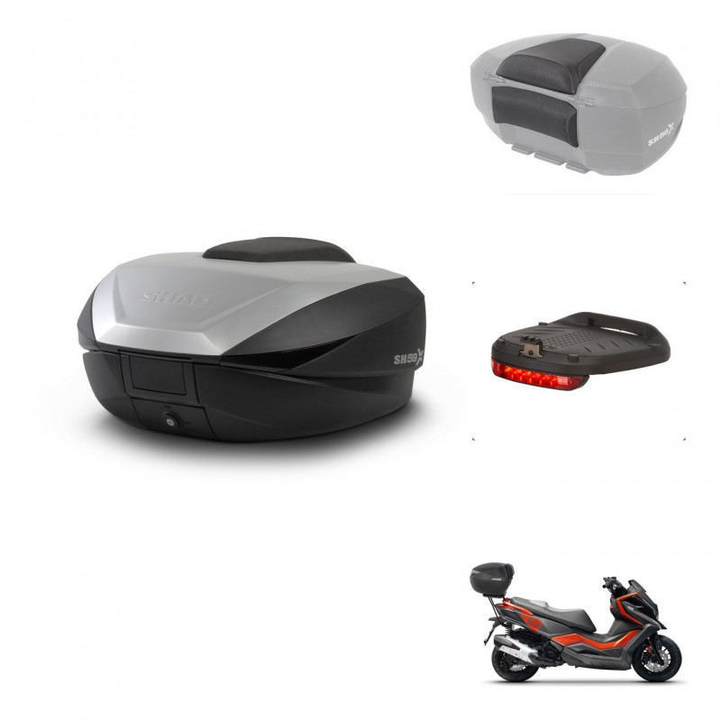 SHAD SH59 trunk + mounting bracket accessories 59L KIT-443852