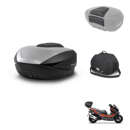 SHAD SH59 trunk + mounting bracket accessories 59L KIT-443853