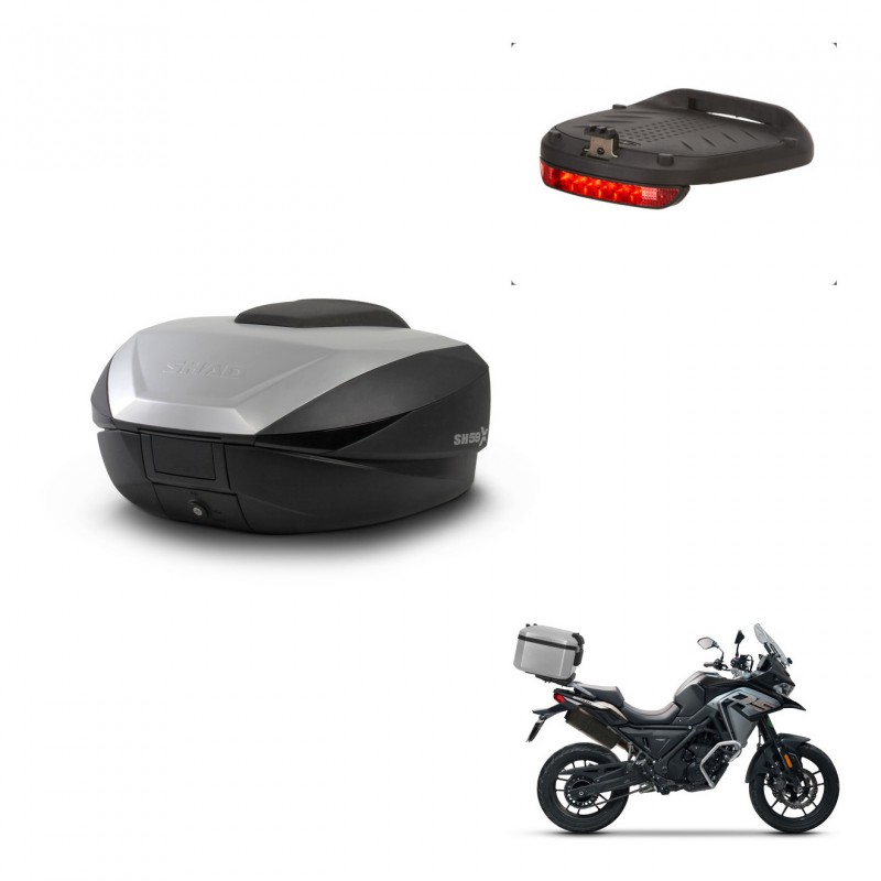 SHAD Trunk SH59 + mounting bracket brake light 59L KIT-443888