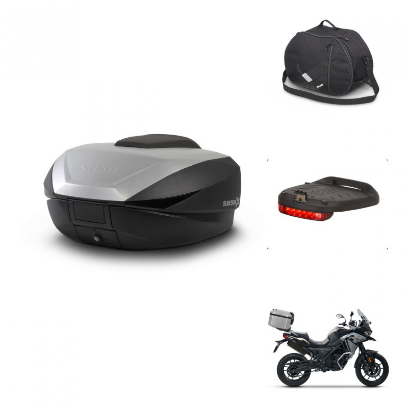 SHAD SH59 trunk + mounting bracket accessories 59L KIT-443890