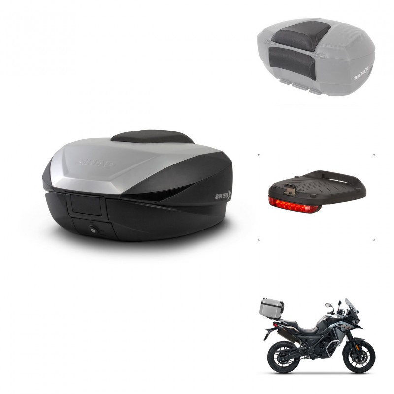 SHAD SH59 trunk + mounting bracket accessories 59L KIT-443892