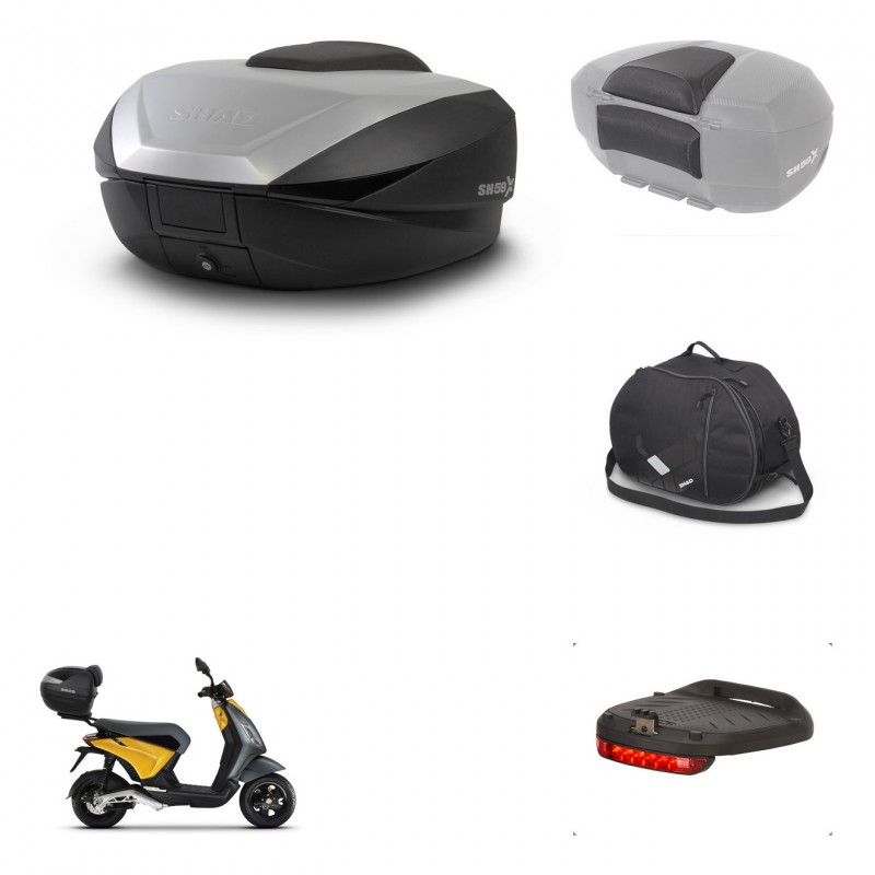 SHAD SH59 trunk + mounting bracket accessories 59L KIT-443902