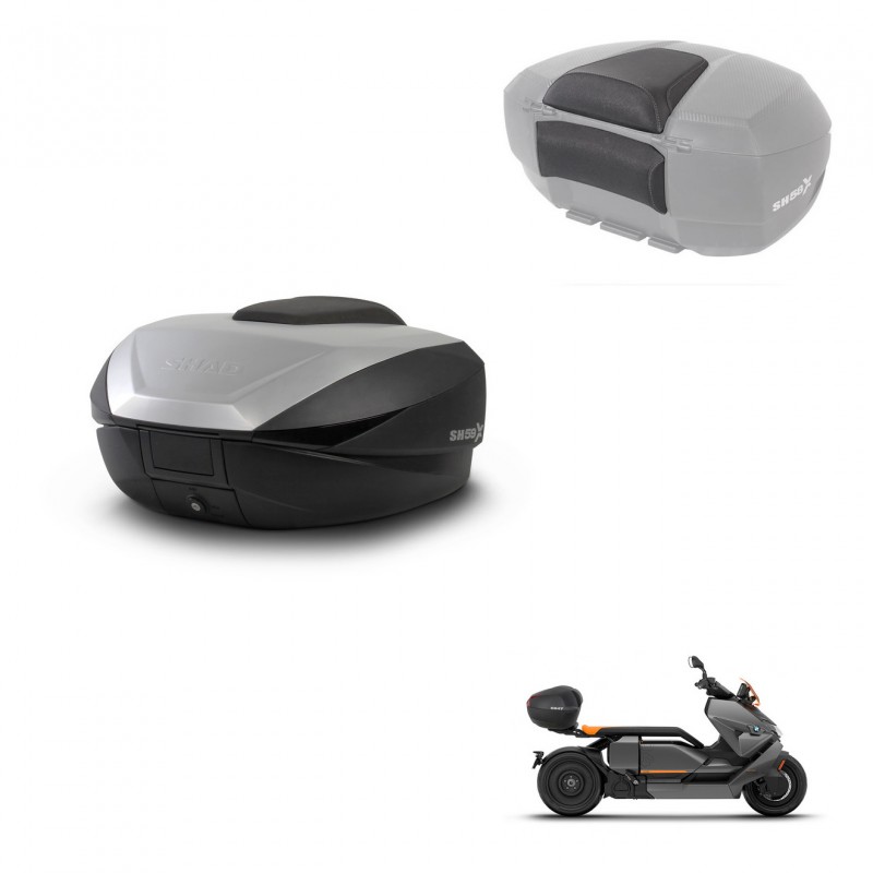 SHAD Trunk SH59 + mounting bracket backrest 59L KIT-443907