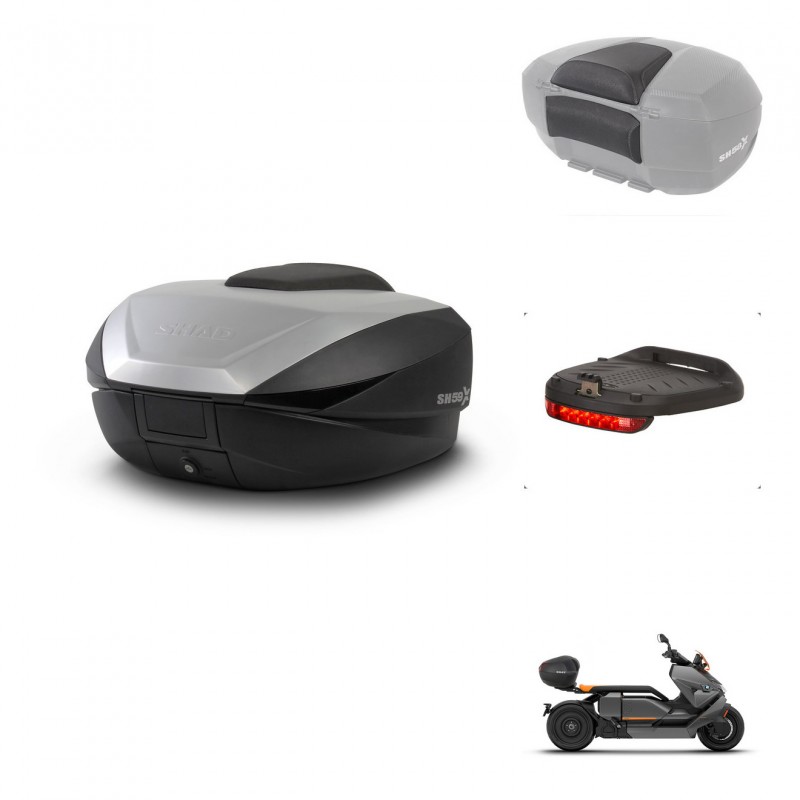 SHAD SH59 trunk + mounting bracket accessories 59L KIT-443908
