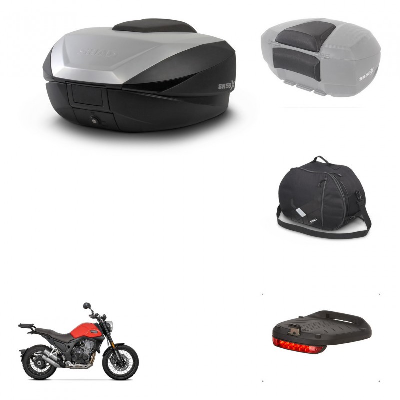 SHAD SH59 trunk + mounting bracket accessories 59L KIT-443926
