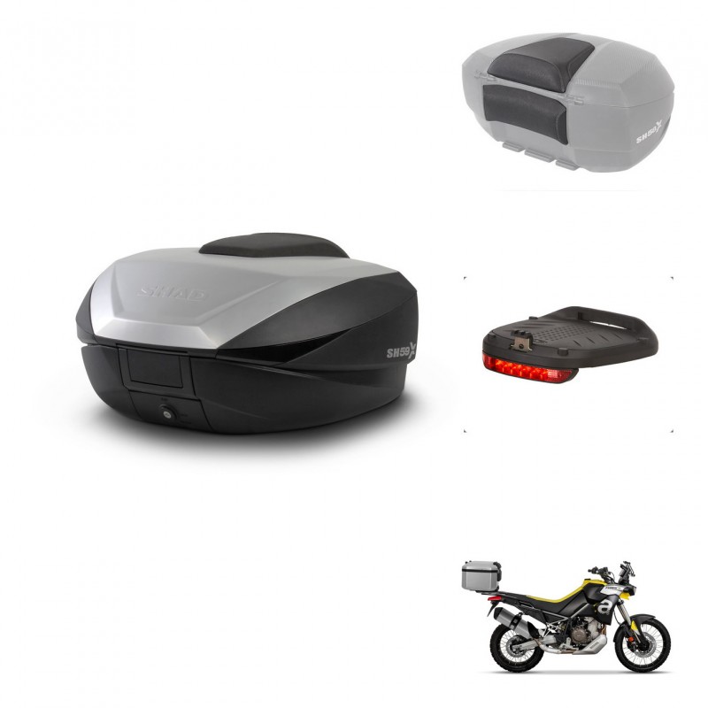 SHAD SH59 trunk + mounting bracket accessories 59L KIT-443932
