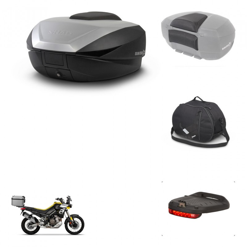 SHAD SH59 trunk + mounting bracket accessories 59L KIT-443934